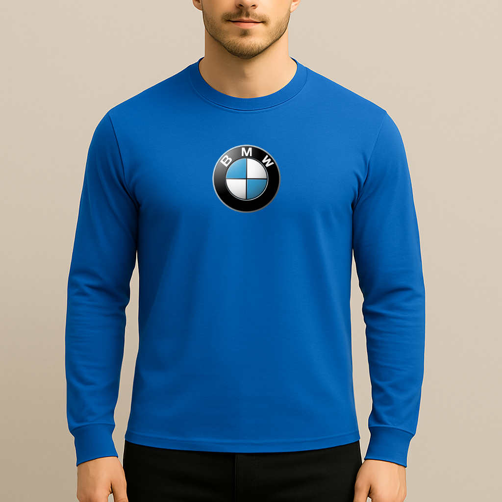 Men's BMW Motorsports Car Long Sleeve T-Shirt